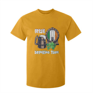 St Patrick's Day T Shirt For Kid Beer Drinking Team Ireland Flag TS09 Gold Print Your Wear