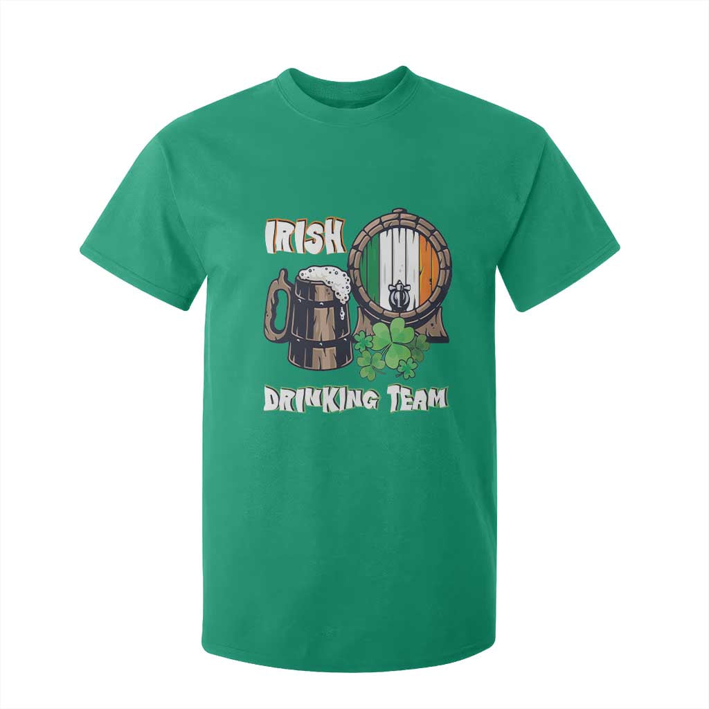 St Patrick's Day T Shirt For Kid Beer Drinking Team Ireland Flag TS09 Irish Green Print Your Wear