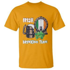 St. Patrick's Day T Shirt Beer Drinking Team Ireland Flag TS09 Gold Printyourwear