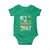 St Patrick's Day Couple Matching Baby Onesie He's My Drunker Half TS09 Irish Green Print Your Wear