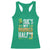 St Patrick's Day Couple Matching Racerback Tank Top She's My Drunker Half TS09 Irish Green Print Your Wear