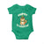 St Patrick's Day Baby Onesie Happy St.Catrick's Lucky Cat Shamrock Cute Kitty TS09 Irish Green Print Your Wear
