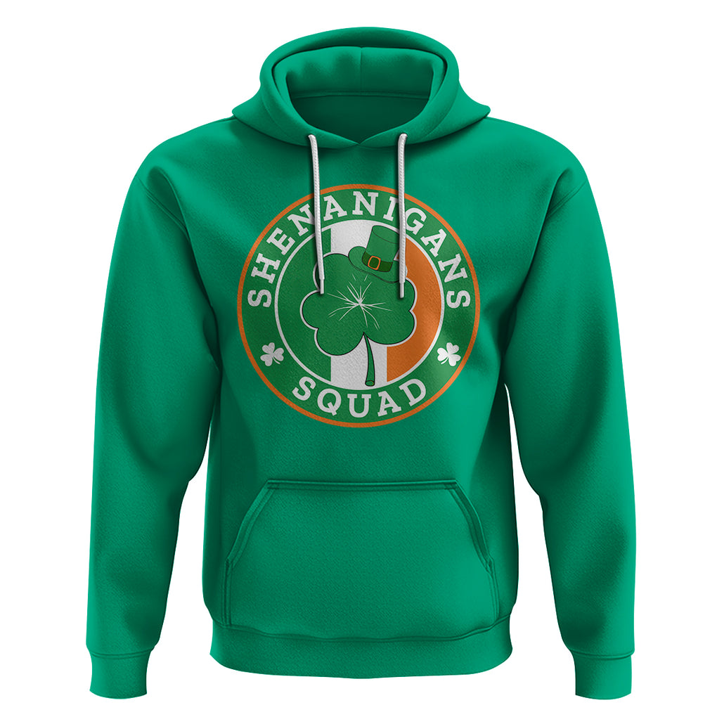 St. Patrick's Day Hoodie Shenanigans Squad Funny Matching Group TS09 Irish Green Printyourwear