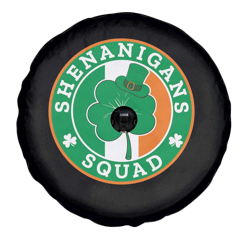 St Patrick's Day Spare Tire Cover Shenanigans Squad Funny Matching Group TS09 Print Your Wear