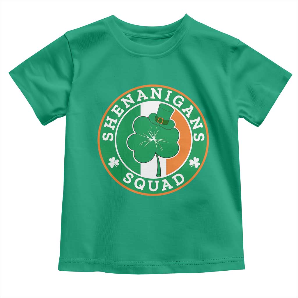 St Patrick's Day Toddler T Shirt Shenanigans Squad Funny Matching Group TS09 Irish Green Print Your Wear