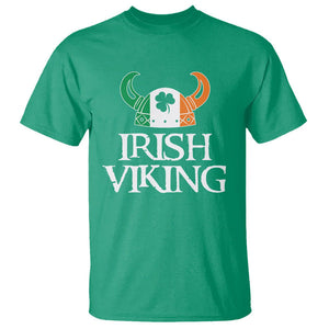 St. Patrick's Day T Shirt Irish Viking Helmet Lucky Shamrocks Ireland Flag TS09 Irish Green Printyourwear