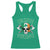 St Patrick's Day Racerback Tank Top Irish Viking Skull Lucky Shamrocks Ireland Flag TS09 Irish Green Print Your Wear