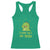 St Patrick's Day Racerback Tank Top Kiss Me I'm Irish Cute Dinosaur TS09 Irish Green Print Your Wear