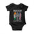 Irish By Blood American By Birth Patriot By Choice Baby Onesie Ireland America Flag Celtic Cross TS09 Black Print Your Wear
