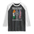 Irish By Blood American By Birth Patriot By Choice Raglan Shirt Ireland America Flag Celtic Cross TS09 Black White Print Your Wear