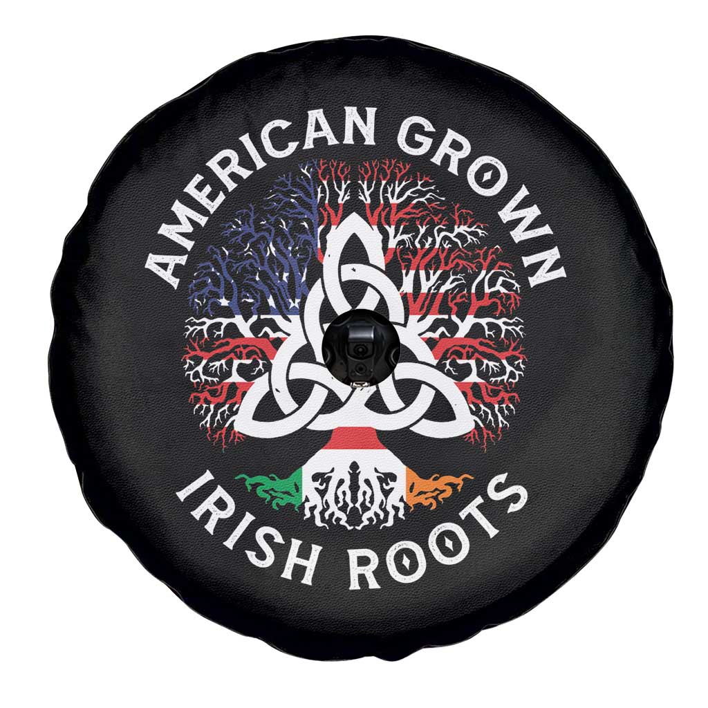 American Grown Irish Roots Ireland Flag Spare Tire Cover TS09 Print Your Wear