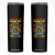 Autism Awareness Skinny Tumbler Why Fit In When You Were Born To Stand Out TS09 Black Print Your Wear