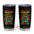 Autism Awareness Tumbler Cup Why Fit In When You Were Born To Stand Out TS09 Black Print Your Wear