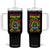 Autism Awareness Tumbler With Handle Why Fit In When You Were Born To Stand Out TS09 One Size: 40 oz Black Print Your Wear