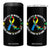 Autism Awareness 4 in 1 Can Cooler Tumbler Why Fit In When You Were Born To Stand Out Autistic TS09 One Size: 16 oz Black Print Your Wear