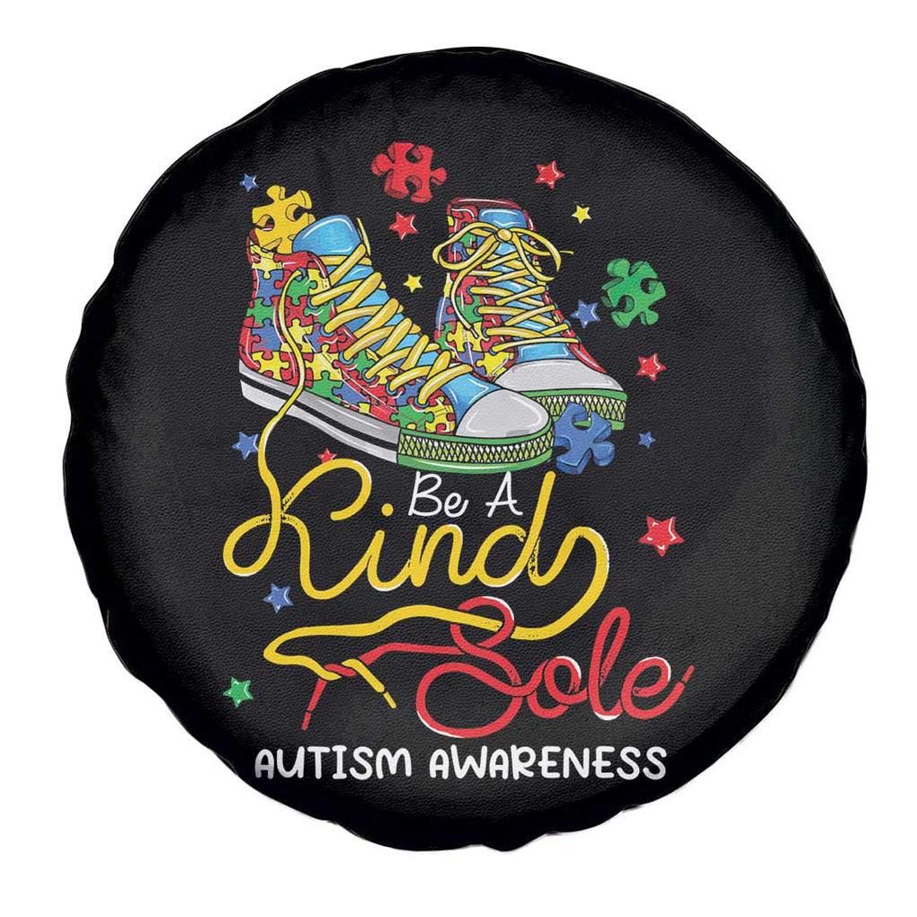 Autism Awareness Spare Tire Cover Be A King Sole Puzzle Shoe TS09 Print Your Wear