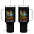Autism Awareness Tumbler With Handle Be A King Sole Puzzle Shoe TS09 One Size: 40 oz Black Print Your Wear