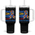 Autism Awareness Tumbler With Handle Love Needs No Words Puzzle Heart TS09 One Size: 40 oz Black Print Your Wear