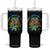 Autism Awareness Tumbler With Handle Accept Understand Love Rainbow Puzzle Sunflower TS09 One Size: 40 oz Black Print Your Wear