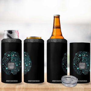Autism Awareness 4 in 1 Can Cooler Tumbler It's Not A Processing Error It's A Different Operating System Autistic TS09 Print Your Wear