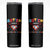 Autism Warrior Superhero Fighting For My Son Mom Dad Parents Skinny Tumbler TS09 Black Print Your Wear