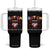 Autism Warrior Superhero Fighting For My Son Mom Dad Parents Tumbler With Handle TS09 One Size: 40 oz Black Print Your Wear