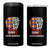 Autism Awareness 4 in 1 Can Cooler Tumbler Her Fight Is My Fight Mom Dad Parents Support TS09 One Size: 16 oz Black Print Your Wear