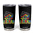 Autism Awareness Tumbler Cup His Fight Is My Fight Dad Support TS09 Black Print Your Wear