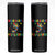 Autism Awareness Skinny Tumbler You'll Never Walk Alone Dad Mom Parents Support TS09 Black Print Your Wear
