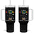Autism Awareness Tumbler With Handle It Takes A Special Mom To Hear What A Son Cannot Say TS09 One Size: 40 oz Black Print Your Wear