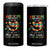 Autism Awareness 4 in 1 Can Cooler Tumbler Autistic Comes With A Mom Who Never Gives Up TS09 One Size: 16 oz Black Print Your Wear