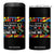Autism Awareness 4 in 1 Can Cooler Tumbler Autism Is A Journey I Never Planned For But I Sure Do Love My Tour Guide TS09 One Size: 16 oz Black Print Your Wear