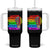 Autism Awareness Tumbler With Handle I Don't Speak Much Because I'm Brilliant And I'm Busy Thinking TS09 One Size: 40 oz Black Print Your Wear