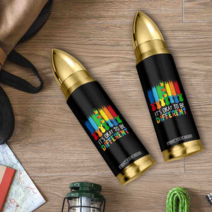 Autism Awareness Bullet Tumbler It's OK To Be Different Puzzle Easter Bunny TS09 Print Your Wear
