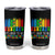 Autism Awareness Tumbler Cup It's OK To Be Different Puzzle Easter Bunny TS09 Black Print Your Wear