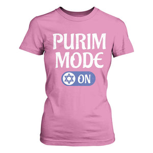 Funny Purim Mode On T Shirt For Women Jewish Star of David TS09 Azalea Print Your Wear
