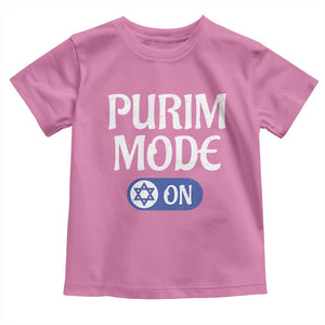 Funny Purim Mode On Toddler T Shirt Jewish Star of David TS09 Azalea Print Your Wear
