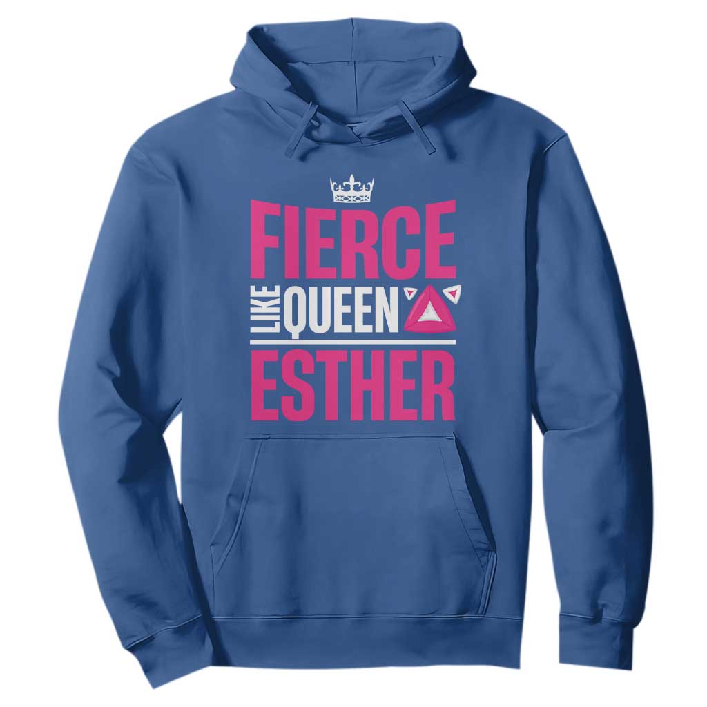 Purim Fierce Like Queen Esther Hoodie TS09 Royal Blue Print Your Wear
