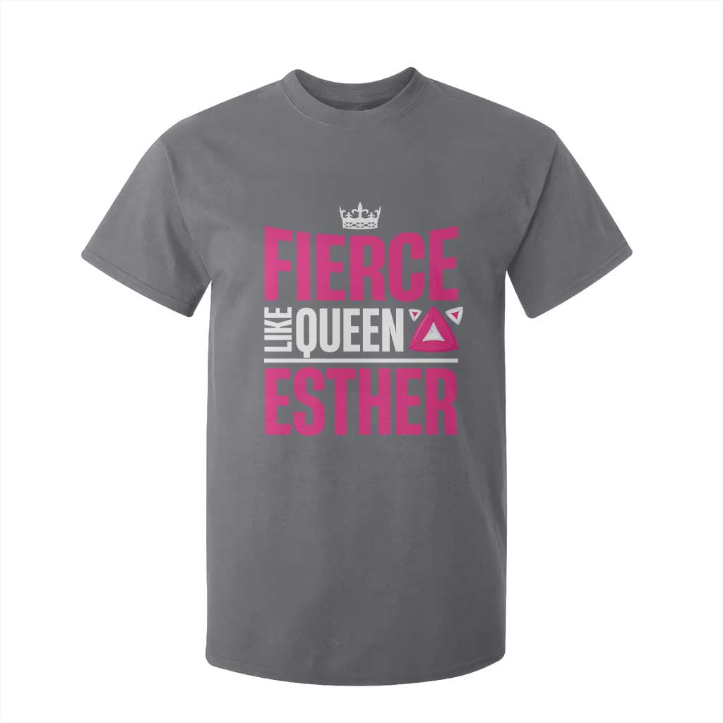 Purim Fierce Like Queen Esther T Shirt For Kid TS09 Charcoal Print Your Wear