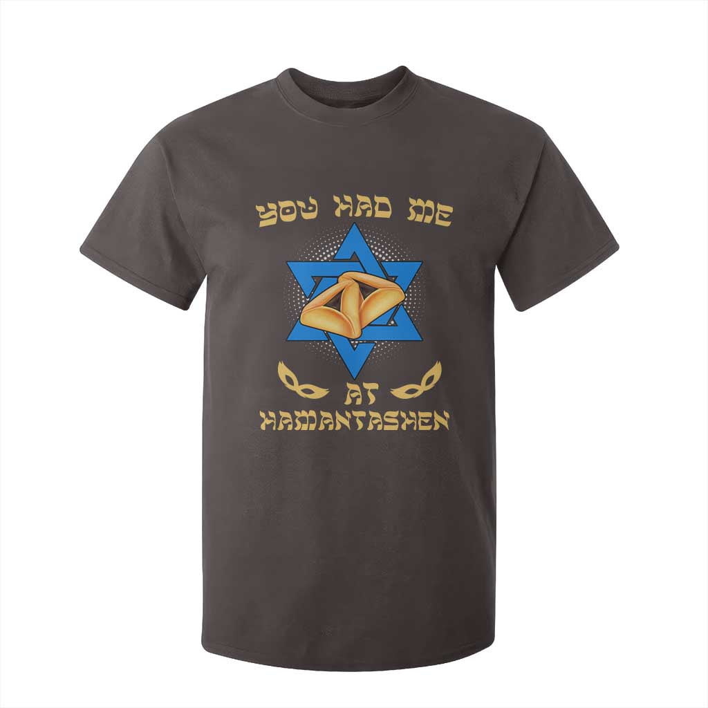 Funny Purim T Shirt For Kid You Had Me At Hamantash TS09 Dark Chocolate Print Your Wear