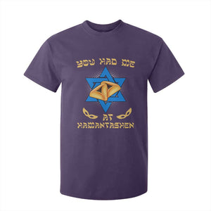 Funny Purim T Shirt For Kid You Had Me At Hamantash TS09 Purple Print Your Wear