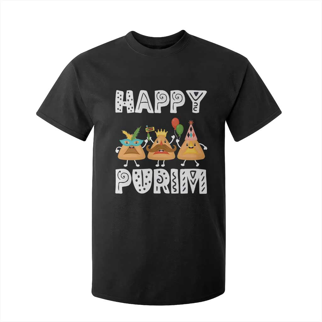 Happy Purim Funny Hamantash T Shirt For Kid TS09 Black Print Your Wear