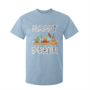 Happy Purim Funny Hamantash T Shirt For Kid TS09 Light Blue Print Your Wear