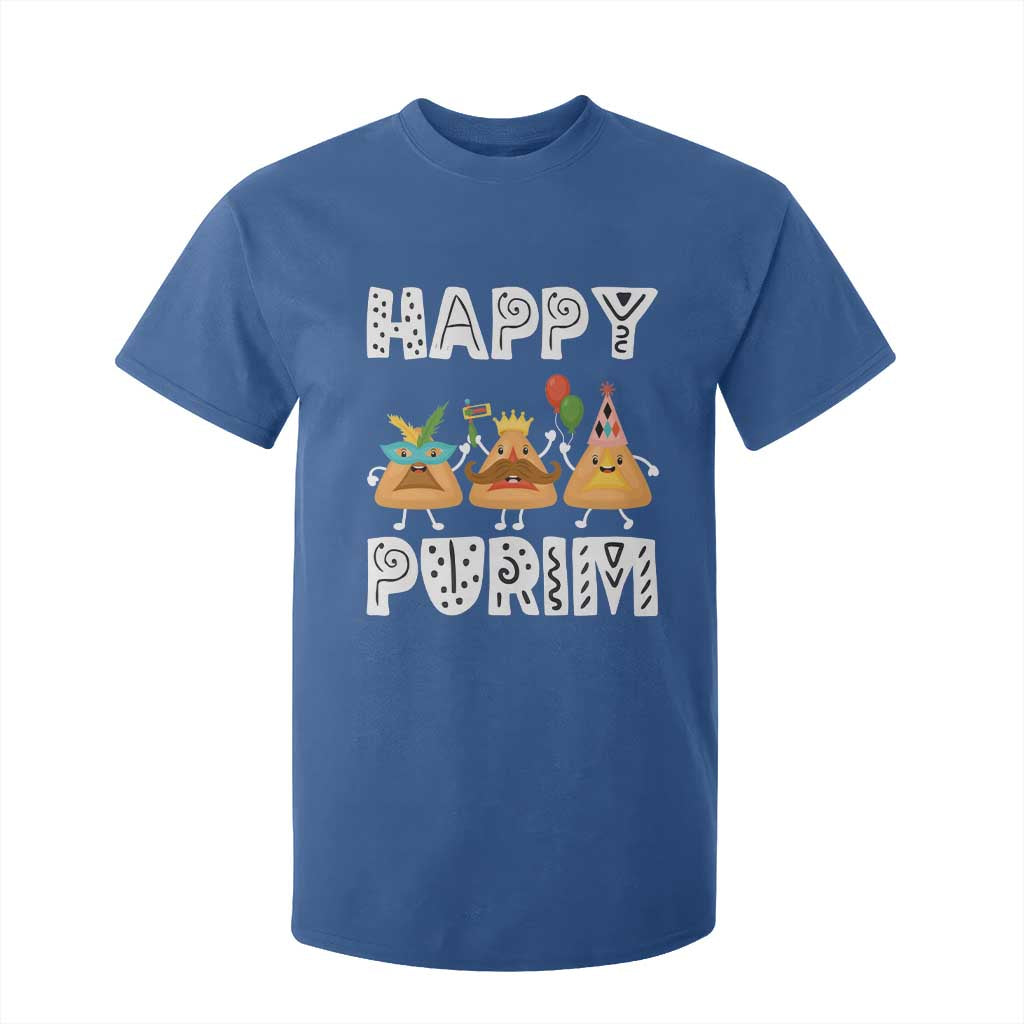 Happy Purim Funny Hamantash T Shirt For Kid TS09 Royal Blue Print Your Wear