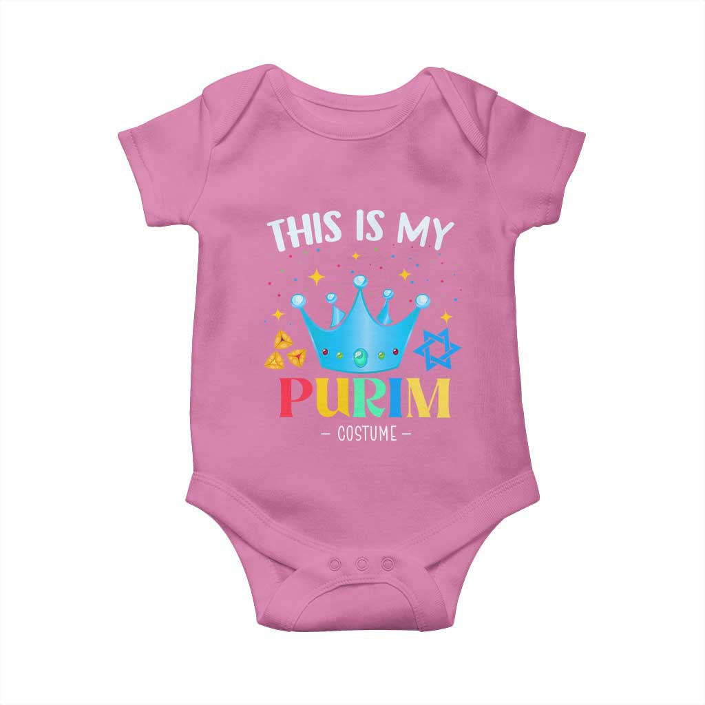 Funny Jewish This Is My Purim Costume Baby Onesie TS09 Azalea Print Your Wear