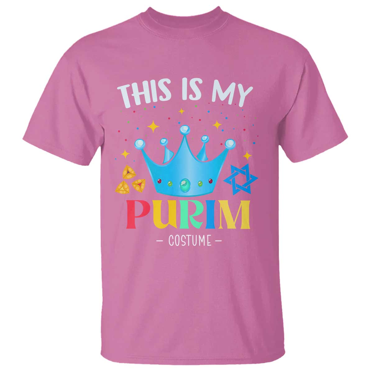 Funny Jewish This Is My Purim Costume T Shirt TS09 Azalea Print Your Wear