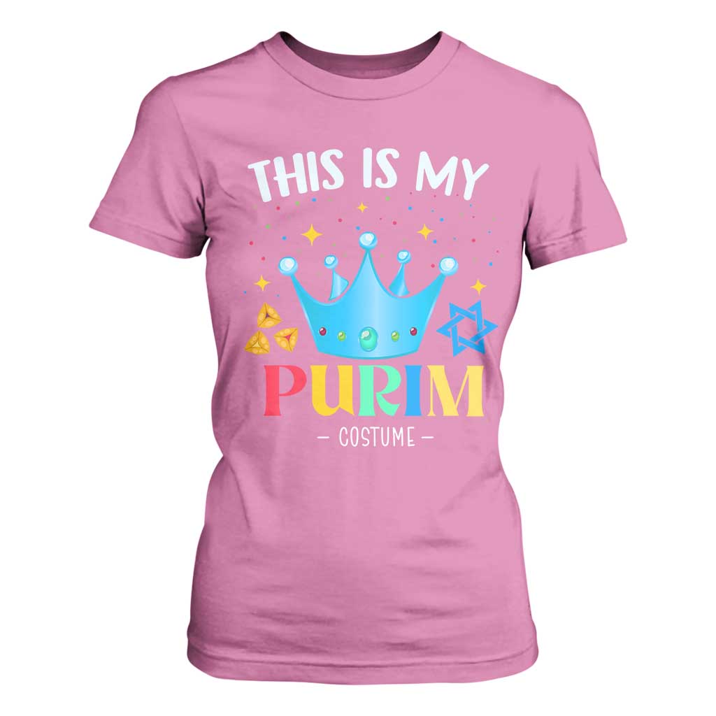 Funny Jewish This Is My Purim Costume T Shirt For Women TS09 Azalea Print Your Wear