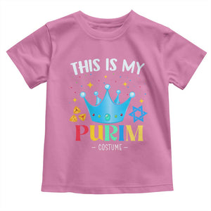 Funny Jewish This Is My Purim Costume Toddler T Shirt TS09 Azalea Print Your Wear