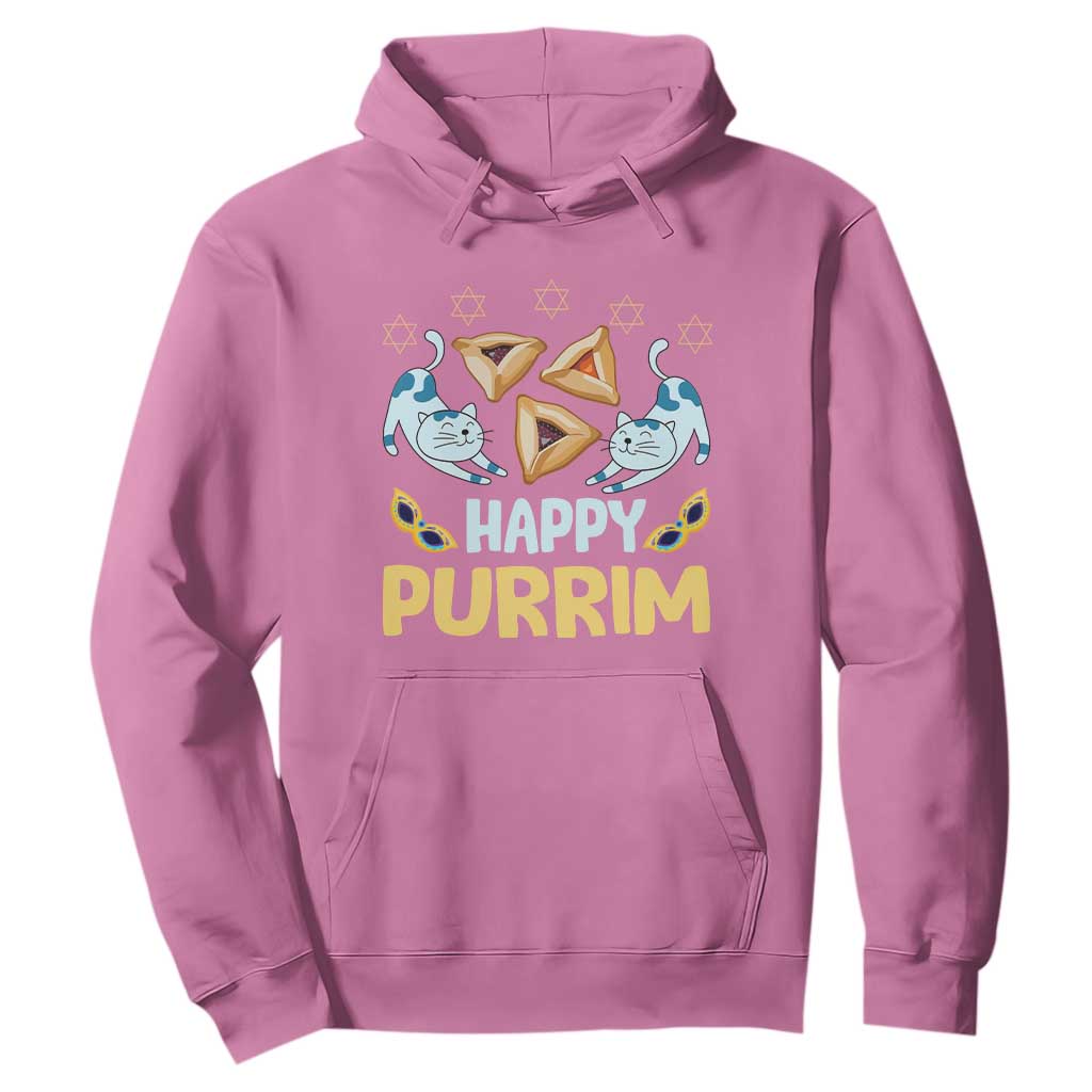 Purim Cat Hoodie Happy Purrim Hamantash Jewish Star of David TS09 Azalea Print Your Wear