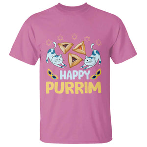 Purim Cat T Shirt Happy Purrim Hamantash Jewish Star of David TS09 Azalea Print Your Wear